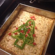 Французский пирог с курицей и луком