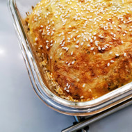 Фритатта с брокколи и базиликом