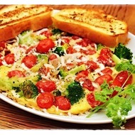 Фриттата с жареным чили