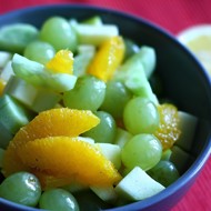 Фруктовый салат с огурцом