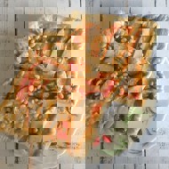 Галета с грушей и сыром бри