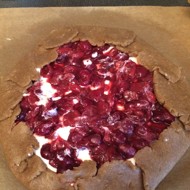 Галета с творогом и вишней