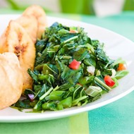 Гарнир из шпината