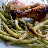 Гарнир из стручковой фасоли