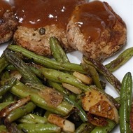 Гарнир из жареных бобов