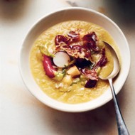 Гаспачо из дыни и огурца