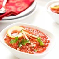 Гаспачо с перловкой