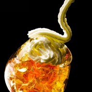 Газированное желе из шампанского