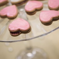 Глазированные малиновые сердца