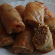 Голубцы со сметаной