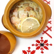 Горячая закуска с лососем