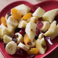 Горячий фруктовый салат