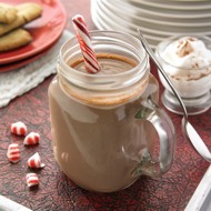 Горячий шоколад с перечной мятой