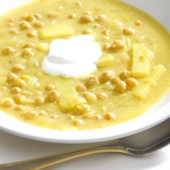 Горох в мясном бульоне