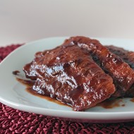 Говяжьи отбивные под соусом из пива