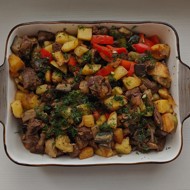 Говядина с овощами