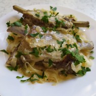 Говяжьи ребра в сметане