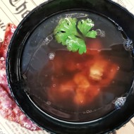 Говяжий бульон с беконом