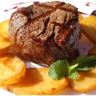 Говяжий филей с эвкалиптовым кремом