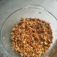 Гранола в микроволновке без сахара