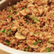 Гречка с курицей и грибами