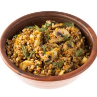 Гречка с грибами