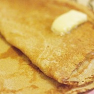 Гречневые тонкие блинчики