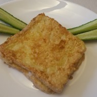 Гренки с моцареллой