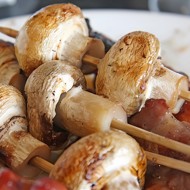 Грибы на шампурах