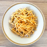 Грибное ризотто с чеддером