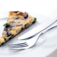 Грибной омлет с тимьяном и горгонзолой