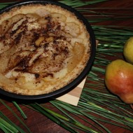 Грушевый пирог без яиц