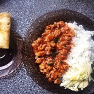 Гуляш из свинины с подливой