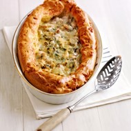 Гужере с ветчиной и сыром