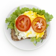 Хлебцы с омлетом