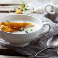 Холодный суп-пюре из цветной капусты