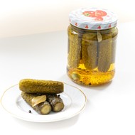 Хрустящие маринованные огурцы