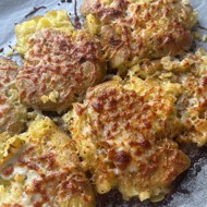 Хрустящий картофель с сыром в духовке