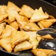 Хворост с орехами