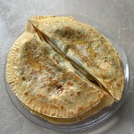 Хычины с сыром и зеленью