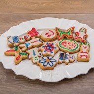 Имбирное печенье в лимонной глазури