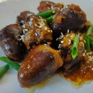 Индюшачьи сердечки в апельсиново-соевом соусе