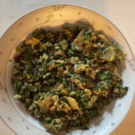 Испанская тортилья с картофелем, перцем и яйцами