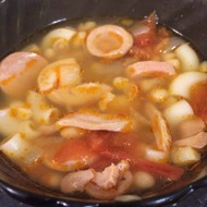 Итальянский суп с сосисками