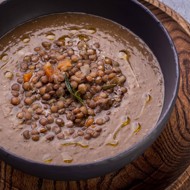 Итальянский суп с чечевицей