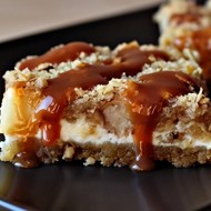 Яблочный чизкейк с хлопьями