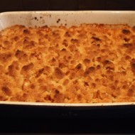 Яблочный крамбл с корицей и миндалем