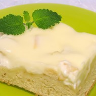 Яблочный пирог с кремом