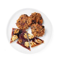 Яблочное печенье с семечками и орехами