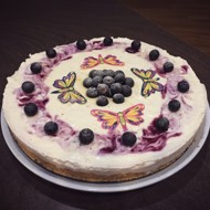 Ягодный чизкейк без выпекания